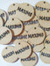 Fibrofácil 12 Personalized Name Circles 5cm Hanging Souvenirs 0