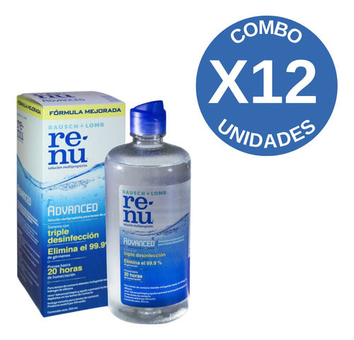 Bausch + Lomb Renu Advanced Combo X12 Multi-Purpose Liquid Solution 355ml 1