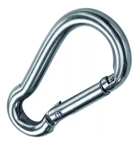 Uniproveedores Galvanized Carabiner 7mm X 70mm 0