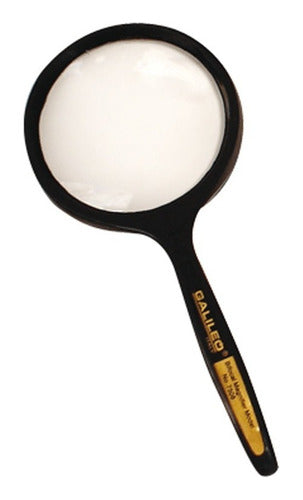 Galileo Handheld Bifocal Magnifying Glass 2x 4x 65mm Lens 0