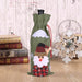 Christmas Bottle Cover Table Decoration Festive Colors 2
