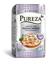 Pack X 12 Unid. Harina  Pizza Caser 1 Kg Pureza Harinas De 0