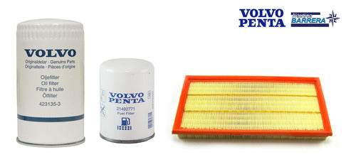 Kit of Filters for Volvo Penta Marine Engines KAD 42-43-44 1