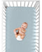 Sweet Jojo Designs Slate Blue Boy Sábana Ajustable Para Cuna 3