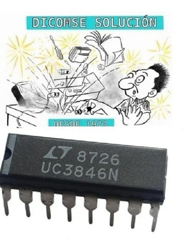 UC3846N UC3846 Current Mode Control DIL-16 Integrated Circuit 0