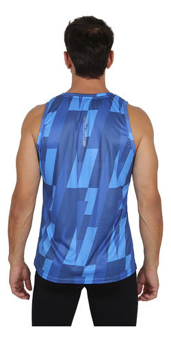 Lotto Musculosa Running Run Fast Hombre En Azul | Dexter 1