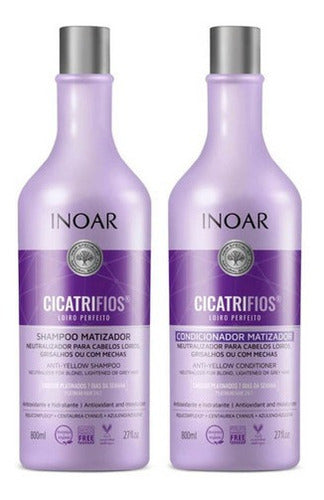 Kit Matizador Shampoo Y Acondicionador Inoar 0