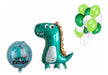 Latex Globo Dinosaurio Nuevo Diseño 60 Cm 15 Globos Látex Circular 0