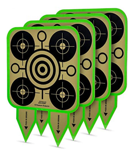 GoSports Outdoors Terrain Targets - Reactive Multi-targets For Shooting Range - 4 Units 0