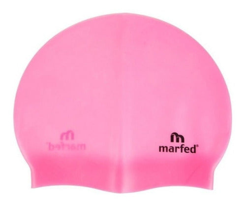 Marfed Silicone Adult Swim Cap - Plain - Olivos 15