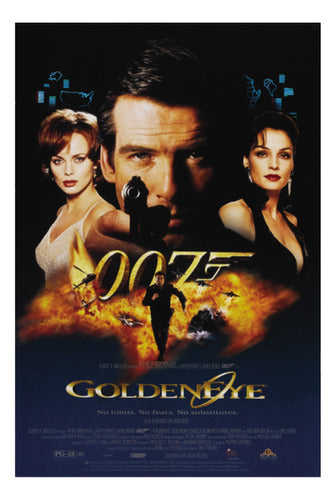 James Bond 007 - Goldeneye - 1995 - Lamina 45x30 Cm 0