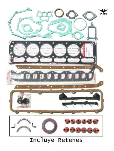 Meyro Dodge Valiant D100 Polara Slant Six Gasket Set with Seals 1