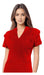 Medical Uniform Set Mao Neck with Ruffles Spandex Women 7