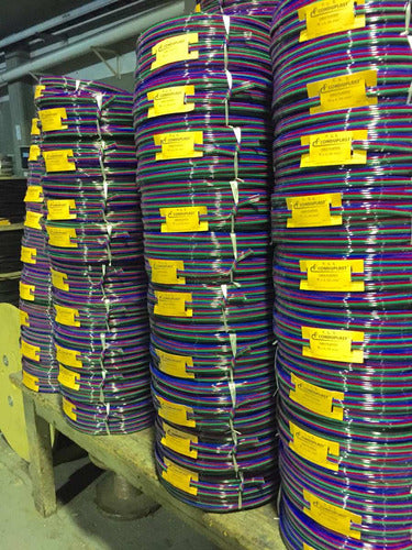 100m RGB LED Flat Cable Section 0.35 Strip 3528 5050 Factory 2