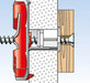 Tarugos Duotec 10 Mm Fischer Durlock X Unidad Berte 2