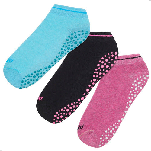 Floyd Women's Non-Slip Ankle Socks Pack of 12 - MJ18 0