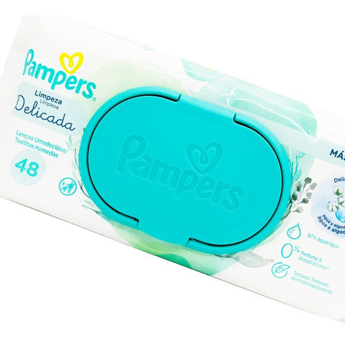 Pampers Kit X3 Toallitas Húmedas Limpieza Delicada Bebés 6c 5