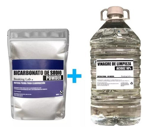 Cleaning Combo: 1kg Baking Soda and 5L Cleaning Vinegar 0