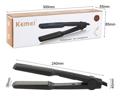 Kemei Professional Hair Dryer and Flat Iron Kit 5