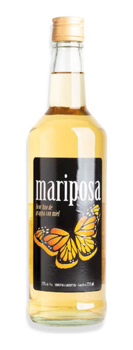 Licor Fino De Grappa Con Miel Mariposa 750ml Caja X6u 1