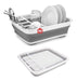 Crystal Rock Foldable Silicone Dish Drying Rack 7