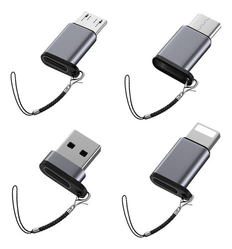 Adaptador Usb C A Usb, Usb Macho A Usb C Hembra, Usb C Hembr 0