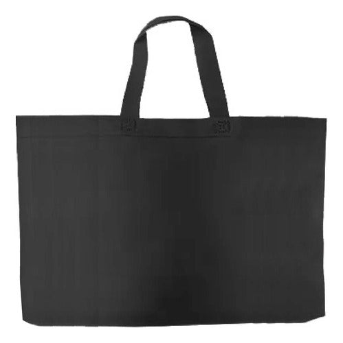 10 Extra-Large Non-Woven Fabric Bag 70x50x12cm With Handle 12