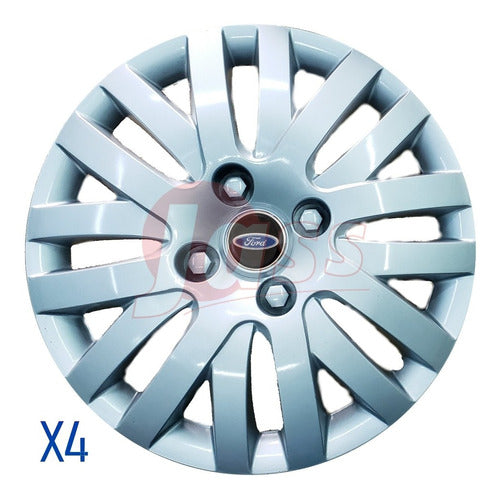 Set of 4 13-Inch Wheel Covers for Gol Corsa Clio Ka Palio Fiesta Auto 38