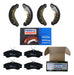 Kit Cintas De Freno Y Pastillas P/ Peugeot Partner Berlingo 1