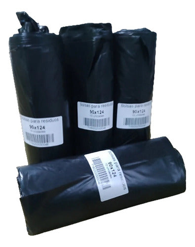 Polietileno Obelisco Black Waste Bags Large 90x124 - Pack of 50 0