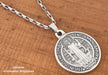 Italian San Benito Zamak Medal + 316L Steel Chain 2