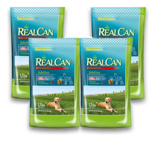 Real Can Adultos Dog Food 32 Kg + Gift 0