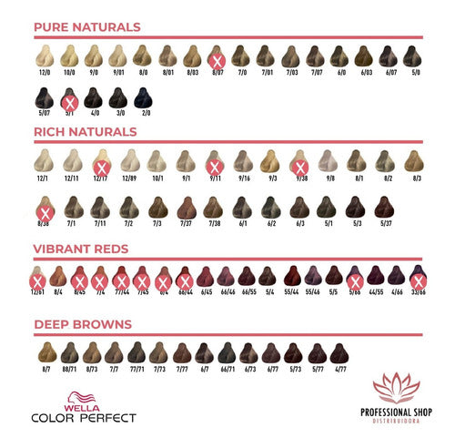 Tintura Color Perfect X60grs Wella 1