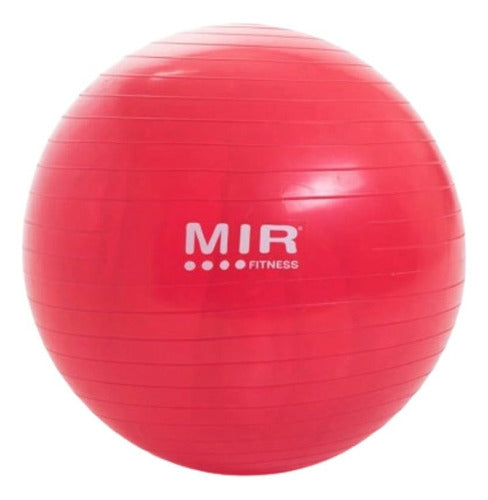 Mir 55cm Pilates Yoga Fitness Ball - Red 0