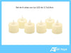 Set of 6 Decorative LED Candles Warm Flickering Flame Motion 7