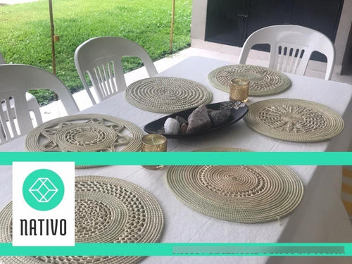 NATIVO.BA Woven Palm Placemats 1