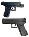 X1 Brinquedos Arminha Lançador Glock +bbs Toys Pistola Guns 4