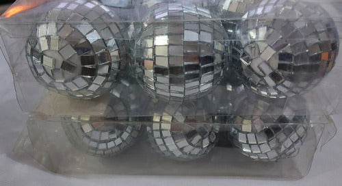 Set of 6 5cm Mirrored Spheres for Parties Souvenirs Cotillion 3
