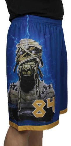 Iron Maiden Official Original Powerslave Shorts 1