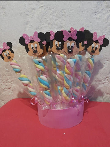 Dulces Temáticos Minnie Mickey Mouse Brochettes Dulces 3