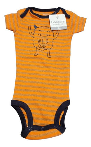 Gonper's Baby Boy Short Sleeve Bodysuit - All Sizes 0