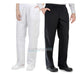 White/Black Unisex Chef Kitchen Gastronomy Pants 0