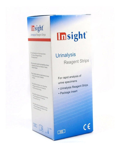 Insight Urinalysis Test Strips - 10 Parameters X 100 Strips 0