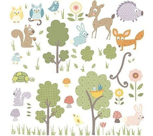 RoomMates RMK1398SCS Woodland Animals Peel - Wall Stickers 2