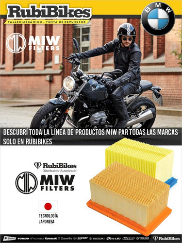 Filtro De Aire Miw Para Bmw Y Husqvarna B9104. 1