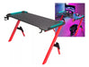 Generic Carbon Fiber RGB LED Gaming Desk 120x60-Carolinas S 0