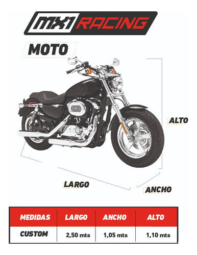Premium Black Waterproof Honda Shadow Cb 650 750 900 Magna Custom Motorcycle Cover 5