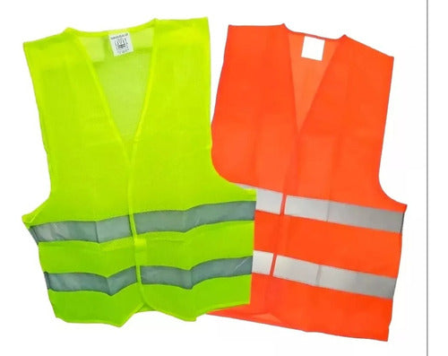 CHALECO 6 Reflective Fluorescent Safety Vests for Work 0