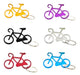 Set of 15 Bike Keychain Bottle Opener Souvenir Metallic Openers 7