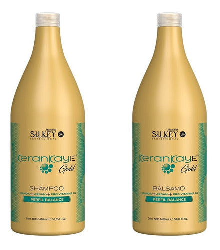 Shampoo + Bálsamo Silkey Kerankaye Perfil Balance 1480 Ml 3c 0